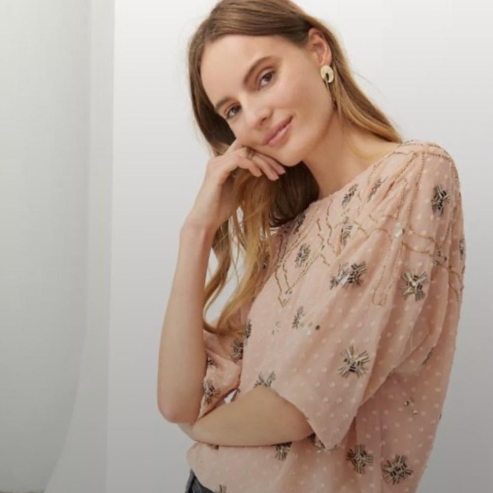 Amina beaded blouse by seen worn kept | Anthropology |
